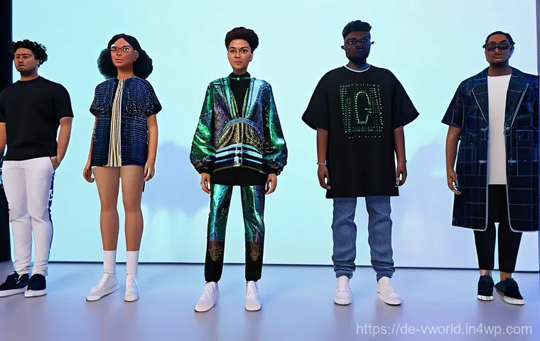 메타버스에서의 패션쇼의 사회적 책임 - **Prompt for Sustainable Metaverse Fashion:**
    "A visually striking and optimistic scene depictin...